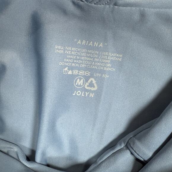 NWT Jolyn Ariana One Piece Swimsuit Laguna Blue Women's Size M UPF 50 - Picture 7 of 8